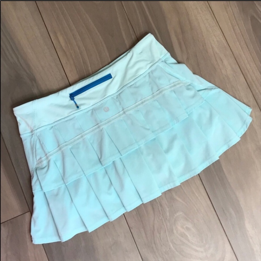 Lululemon 8 Pace Setter Skirt Aquamarine RARE - Picture 4 of 16